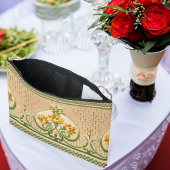 Art Nouveau Gele Boeketten Medaillon Bruiloft Etui