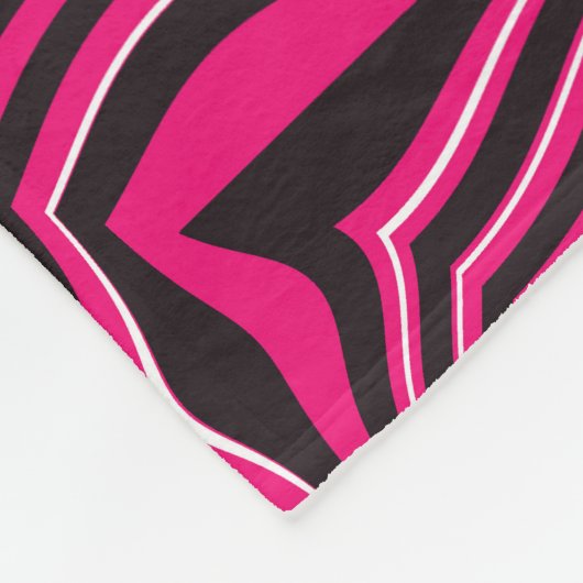 Art Nouveau Geometric Pattern  Fleece Deken (Hoek)