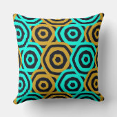 Art Nouveau Geometric Pattern  Kussen (Achterkant)