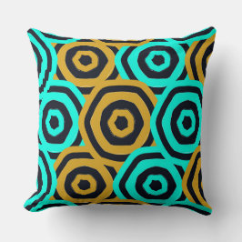 Art Nouveau Geometric Pattern  Kussen