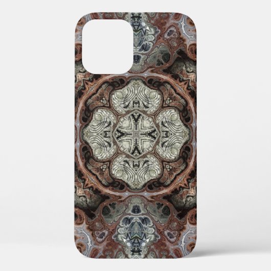 Art nouveau geometrisch patroon Case-Mate iPhone case (Achterkant)