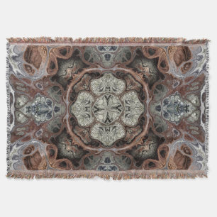 Art nouveau geometrisch patroon deken