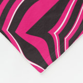 Art Nouveau Geometrisch Patroon Fleece Deken (Hoek)