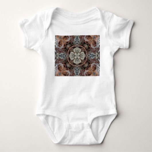 Art nouveau geometrisch patroon romper (Voorkant)