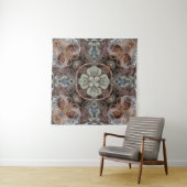 Art nouveau geometrisch  patroon wandkleed (In situ)