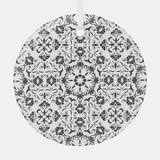 Art Nouveau: gestileerde elementen Glas Ornament (Voorkant)