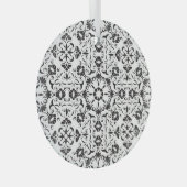 Art Nouveau: gestileerde elementen Glas Ornament (Voorkant Rechts)