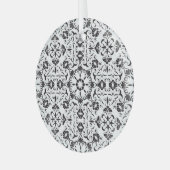 Art Nouveau: gestileerde elementen Glas Ornament (Voorkant links)