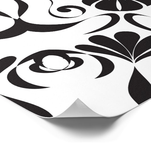 Art Nouveau: gestileerde  elementen Poster (Hoek)