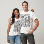 Art Nouveau: gestileerde elementen T-shirt (Unisex)