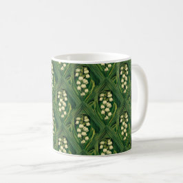 Art nouveau giftige lelietje-van-daal koffiemok