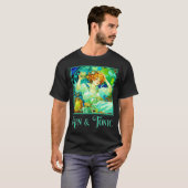 Art Nouveau Gin & Tonic T-shirt (Voorkant volledig)