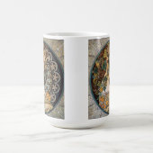  Art Nouveau Girl door Alphonse Mucha Magische Mok (Midden)