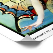 Art nouveau girl  poster (Hoek)