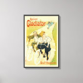  Art Nouveau, Gladiator Fietsen Canvas Afdruk (Voorkant)