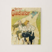  Art Nouveau, Gladiator Fietsen Legpuzzel (Verticaal)