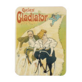  Art Nouveau, Gladiator Fietsen Magneet (Verticaal)