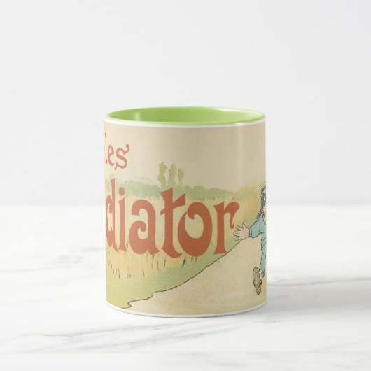 Art Nouveau, Gladiator Fietsen Mok (Midden)