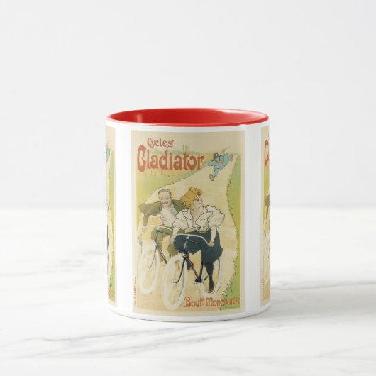 Art Nouveau, Gladiator Fietsen Mok (Midden)