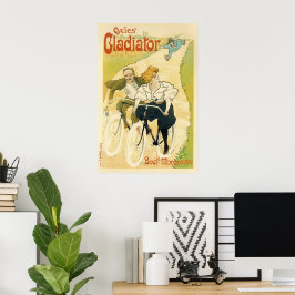  Art Nouveau, Gladiator Fietsen Poster