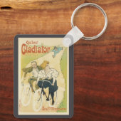 Art Nouveau, Gladiator Fietsen Sleutelhanger (Achterkant)