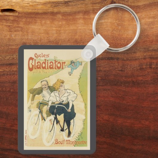 Art Nouveau, Gladiator Fietsen Sleutelhanger (Achterkant)