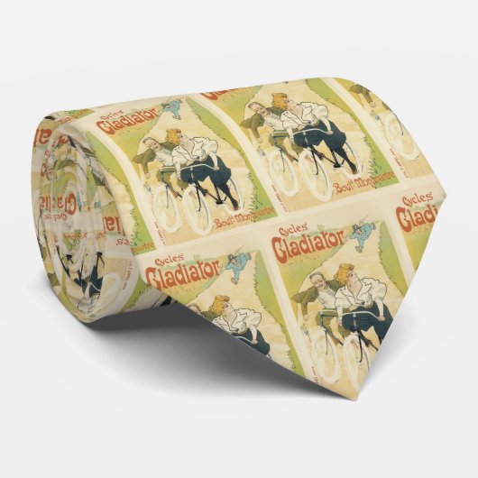 Art Nouveau, Gladiator Fietsen Stropdas (Opgerold)
