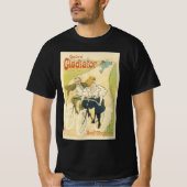 Art Nouveau, Gladiator Fietsen T-shirt (Voorkant)