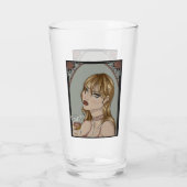 Art Nouveau Glas (Achterkant)