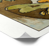 Art Nouveau Glas in lood Alphonse Mucha Poster (Hoek)