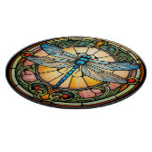 Art Nouveau Glas-in-lood Libelle Snijplank (Hoek)