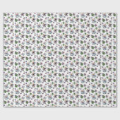 Art Nouveau Glas in lood Paasbloemen Cadeaupapier (Vlak)