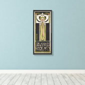 Art Nouveau Glasgow Institute of Fine Arts Canvas Afdruk (Insitu (Houten vloer))