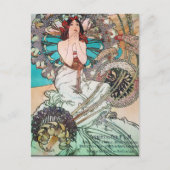 Art Nouveau Goddess Briefkaart (Voorkant)