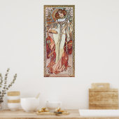 Art Nouveau Goddess Poster (Keuken)