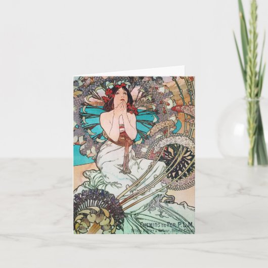 Art Nouveau Godin Kaart (Voorkant)