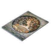  Art Nouveau Godin van de Natuur door Mucha Notitieboek (Linkerzijde)