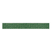 Art Nouveau Gold Filigree over Emerald Grosgrain Lint (Voorkant)