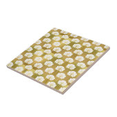 Art nouveau, Gold & white, patroon, , deco,t Tegeltje (Zijkant)