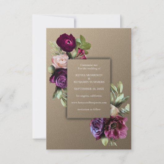 Art nouveau, goud, , art deco, Victoriaans, trouw, Kaart (Voorkant)