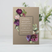 Art nouveau,goud,,art deco,Victoriaans,trouwkaart Kaart (Staand voorkant)