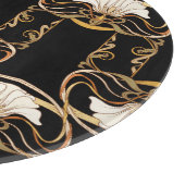 Art Nouveau: Goud Zwart Snijplank (Hoek)