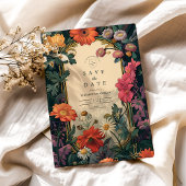 Art Nouveau Gouden Lijst bruiloft Save The Date