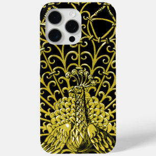 Art Nouveau gouden pauw iPhone 15 Pro Max Hoesje