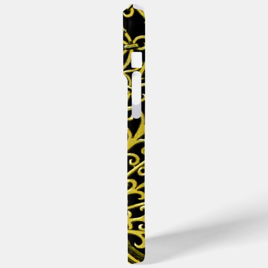 Art Nouveau gouden pauw Case-Mate iPhone Case (Achterkant / Links)