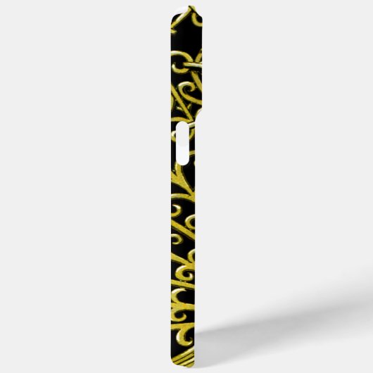 Art Nouveau gouden pauw Case-Mate iPhone Case (Achterkant / Rechts)