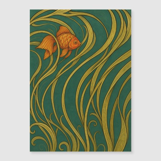 Art Nouveau Goudvis (Voorkant)