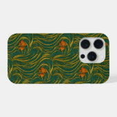 Art Nouveau Goudvis iPhone Hoesje (Achterkant horizontaal)