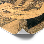 Art Nouveau Graf Waar is Uw Overwinning Poster (Hoek)