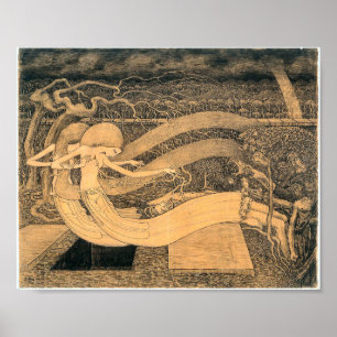 Art Nouveau Graf Waar is Uw Overwinning Poster